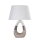 Tafellamp ROMANO 1xE27/60W/230V wit/beige