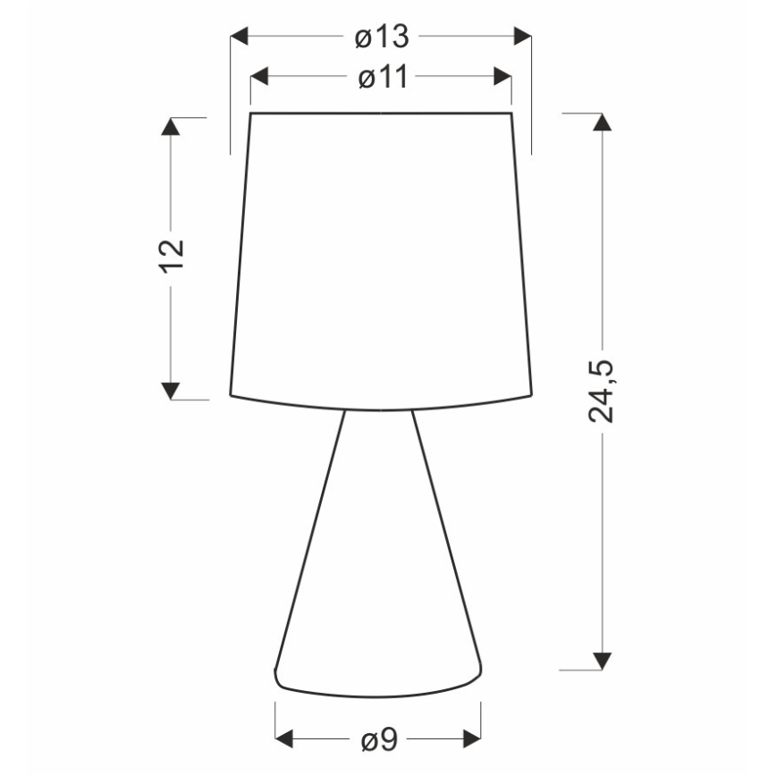 Tafellamp SATTI 1xE14/40W/230V beige