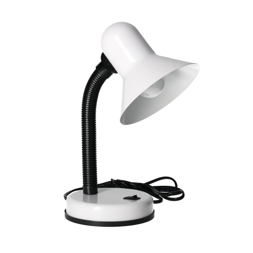 Tafellamp SMIESZEK 1xE27/40W/230V wit