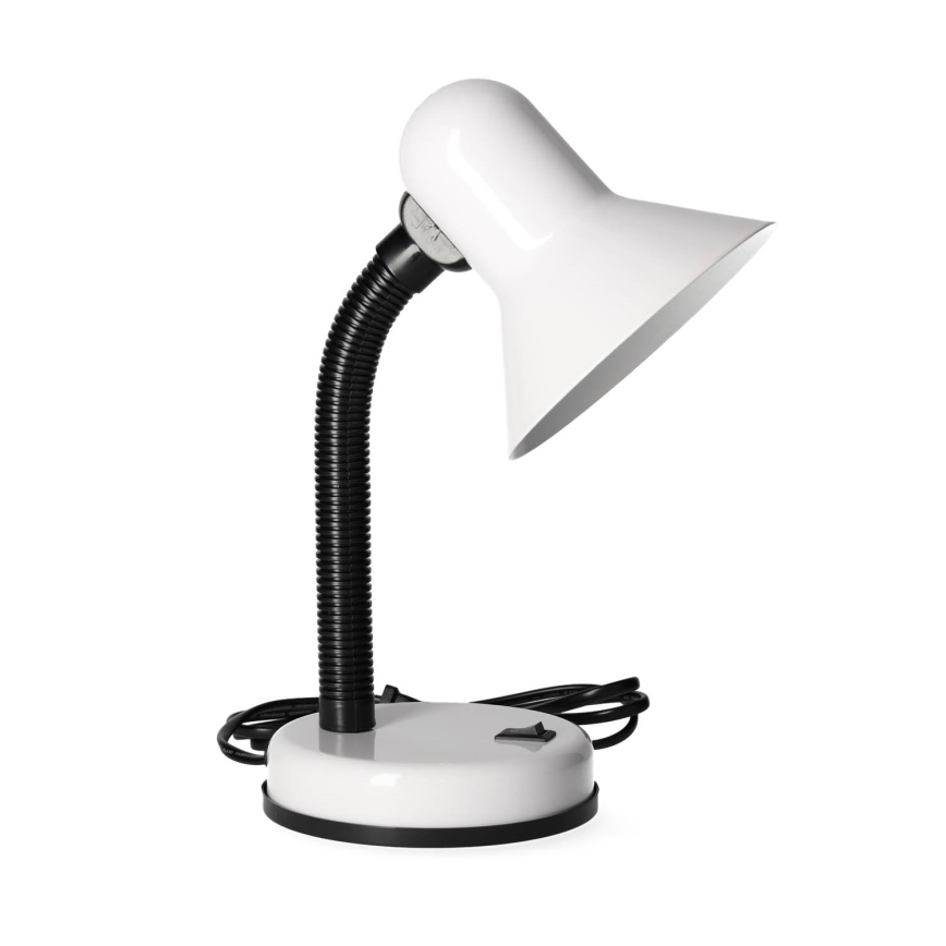 Tafellamp SMIESZEK 1xE27/40W/230V wit