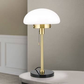 Tafellamp SPARTA 1xE27/40W/230V goud/zwart