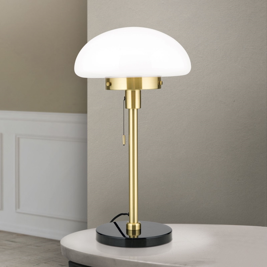 Tafellamp SPARTA 1xE27/40W/230V goud/zwart