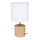 Tafellamp TRONGO ROUND 1xE27/25W/230V eiken