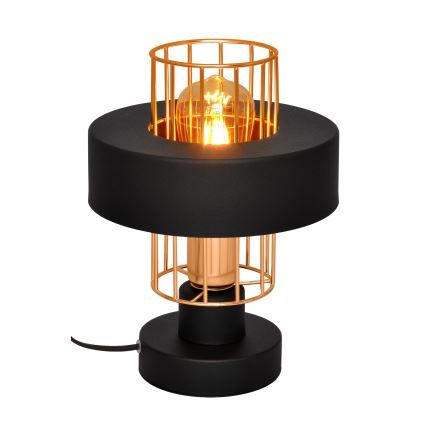 Tafellamp VOLTA 1xE27/15W/230V zwart/goud