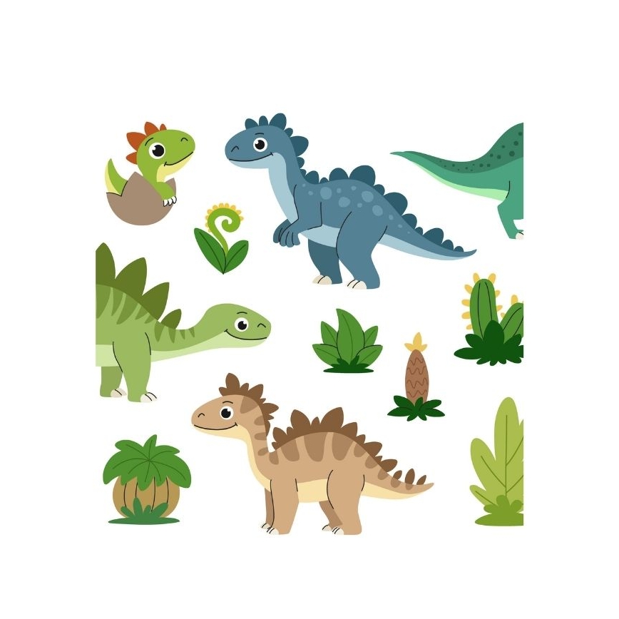 Tafellamp voor kinderen KIDS ROOM 1xE27/60W/230V Ø 18 cm dinosaurus