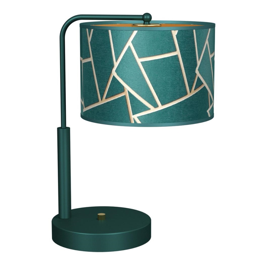 Tafellamp ZIGGY 1xE27/60W/230V groen/goud