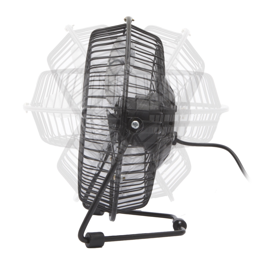 Tafelventilator 1,75 W/5 V USB, Ø 18 cm, zwart