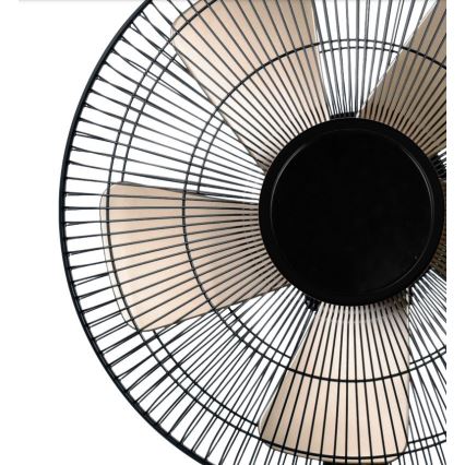 Tafelventilator 40W/230V diameter 35 cm zwart/goud
