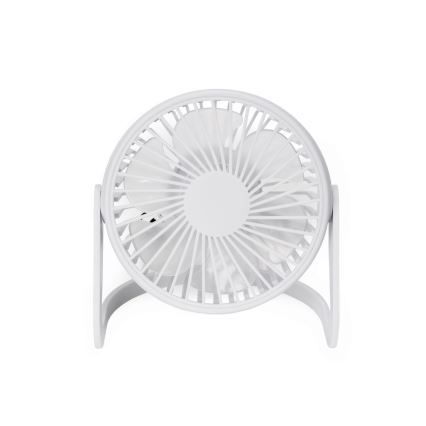 Tafelventilator USB Ø 15 cm wit
