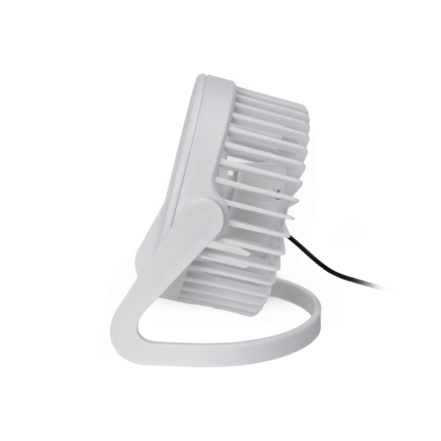 Tafelventilator USB Ø 15 cm wit