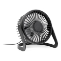 Tafelventilator USB Ø 15 cm zwart