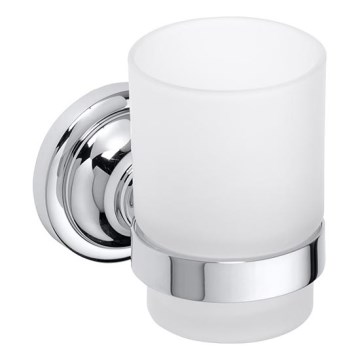 Tandenborstelhouder 7x9,5 cm zilver