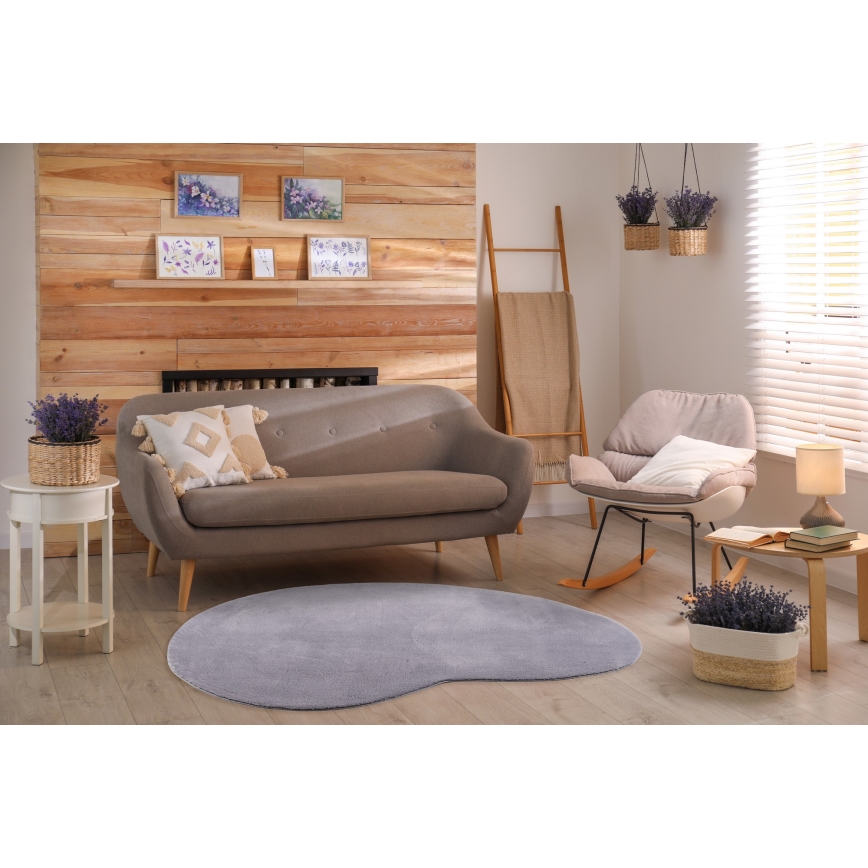 Tapis antidérapant LOREN 120x170 cm, gris