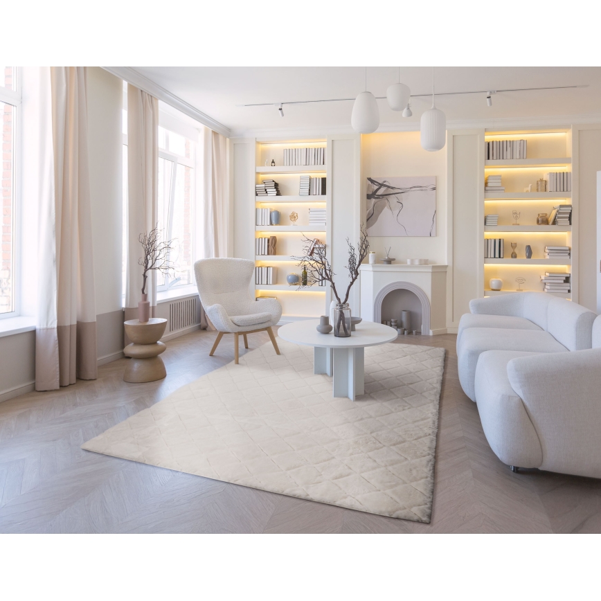 Tapis antidérapant MODENA NEW 80x140 cm crème