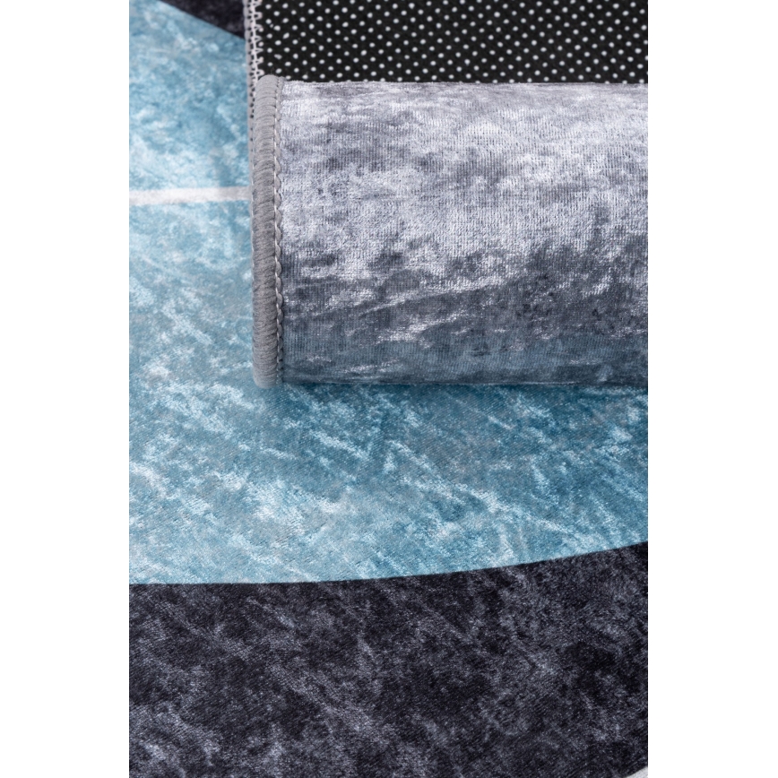 Tapis antidérapant PRINT SHINE 160 x 230 cm multicolore