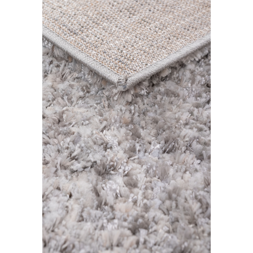 Tapis BILBAO SHAGGY 120x160 cm gris/anthracite