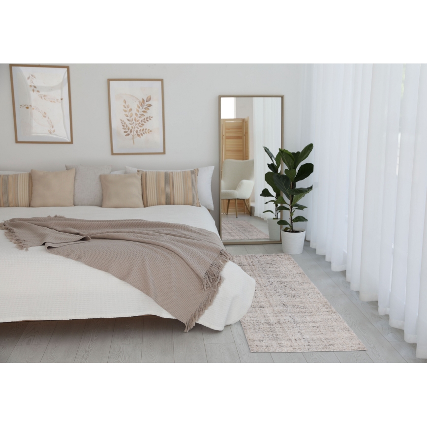 Tapis BILBAO SHAGGY 80x150 cm beige