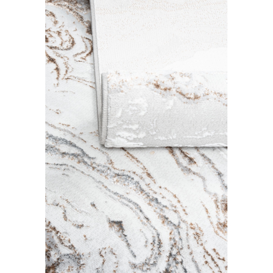 Tapis CREATION 200x290 cm 1950g/m2 gris/marron/effet marbré