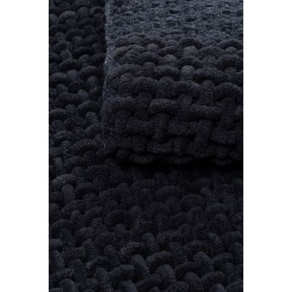 Tapis de bain BELWEDER 60 x 100 cm noir
