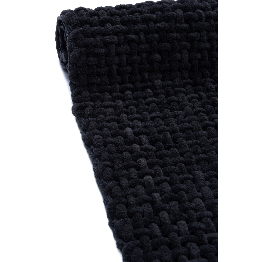 Tapis de bain BELWEDER 60 x 100 cm noir