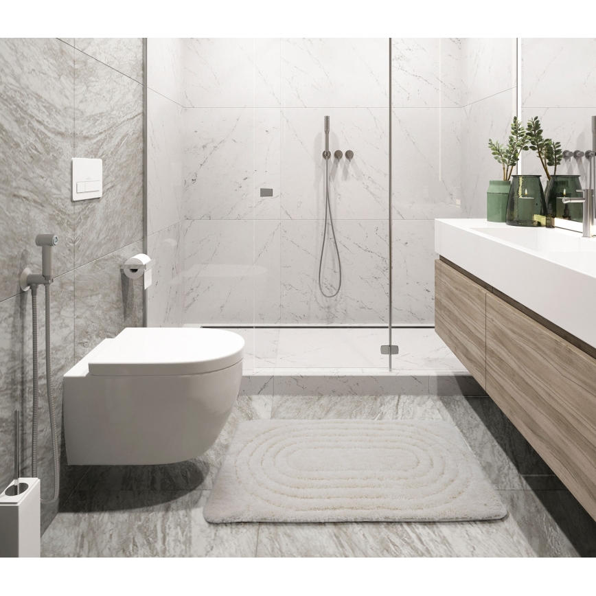 Tapis de bain CARMEN 50x80 cm crème