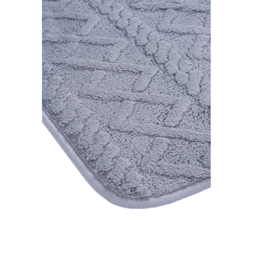 Tapis de bain NEW STYLE 3D 60x90 cm gris