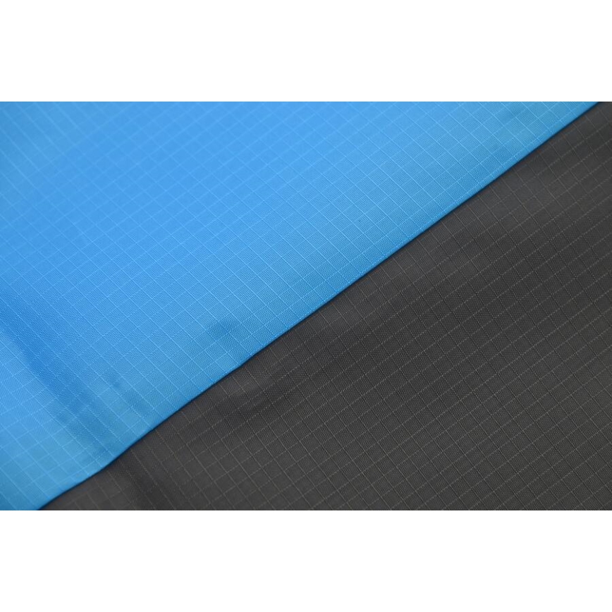 Tapis de plage 200x200 cm bleu/gris