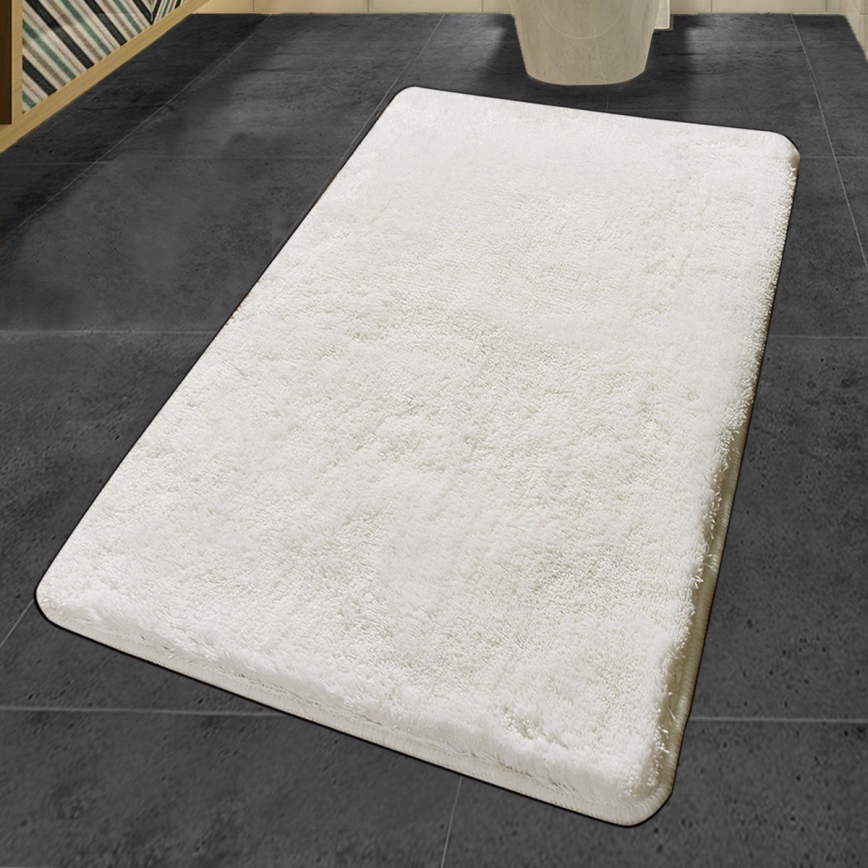 Tapis de salle de bains HAVAI 80x140 cm blanc