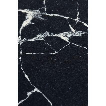 Tapis de salle de bains MARBLE 40x60 cm noir