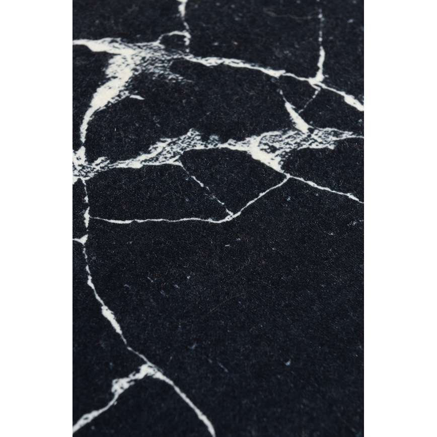 Tapis de salle de bains MARBLE 40x60 cm noir