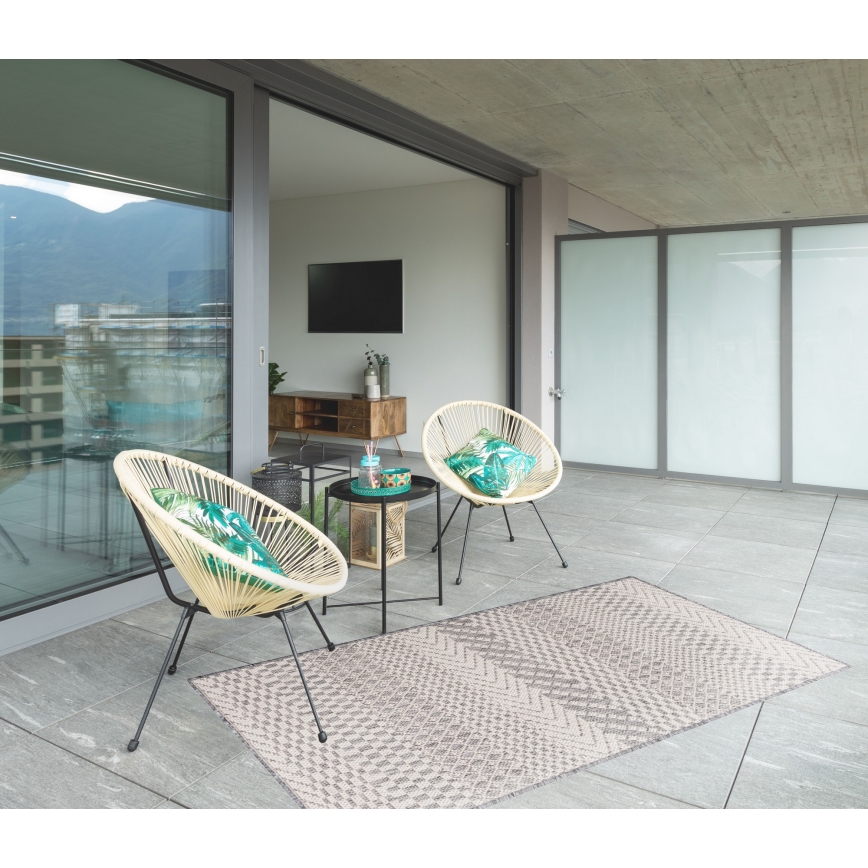 Tapis d'extérieur EXPRESS 60 x 100 cm gris