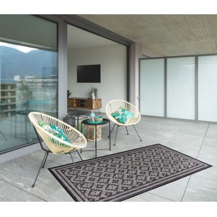Tapis d'extérieur EXPRESS NEW OUTDOOR 120x160 cm anthracite/gris