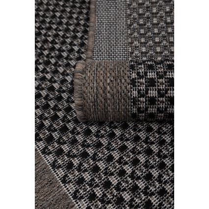 Tapis d'extérieur EXPRESS NEW OUTDOOR 160x220 cm anthracite/marron