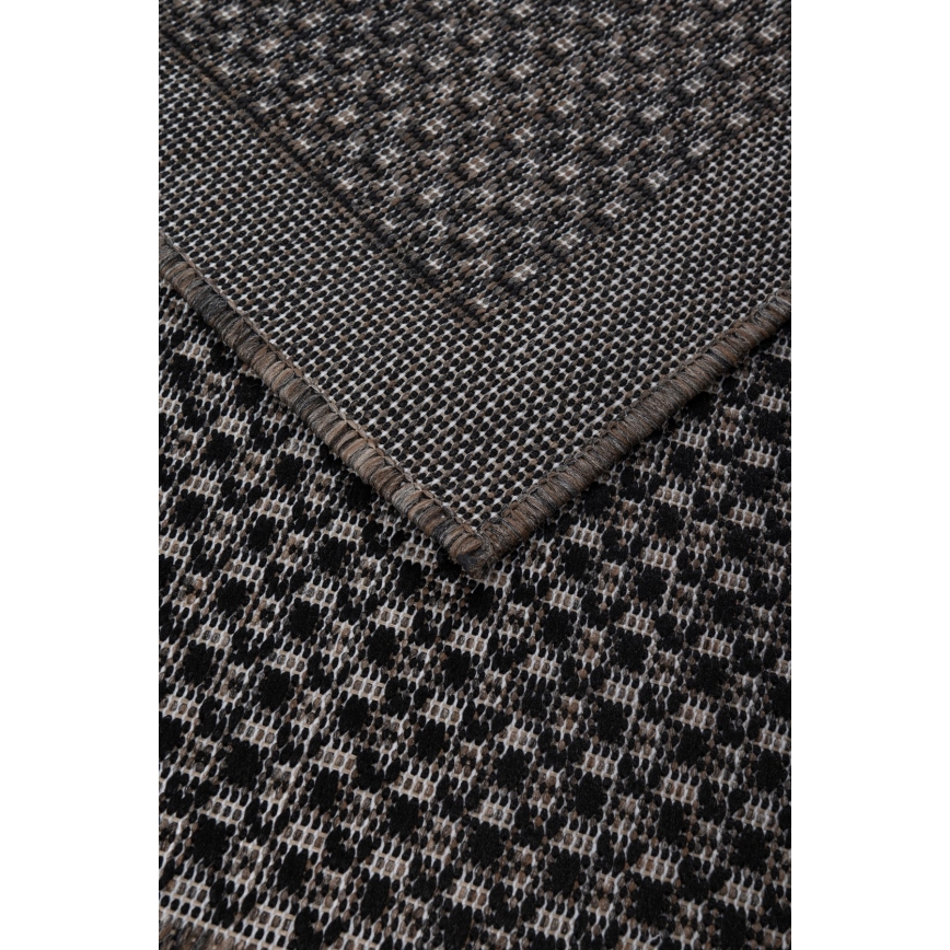 Tapis d'extérieur EXPRESS NEW OUTDOOR 160x220 cm anthracite/marron
