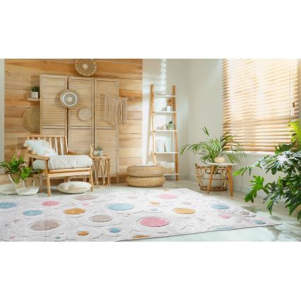 Tapis enfant PIAR 160x230 cm multicolore/à pois