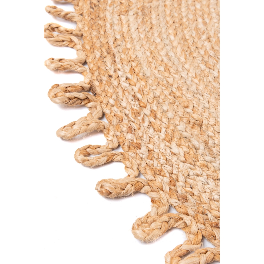 Tapis JUTA 100 cm beige/naturel