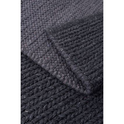 Tapis naturel FIR WOOL 120x170 cm 2600 g/m2 anthracite