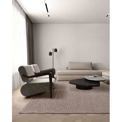 Tapis naturel FIR WOOL 120x170 cm 2600 g/m2 beige