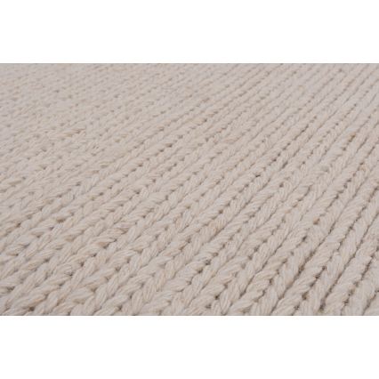 Tapis naturel FIR WOOL 120x170 cm 2600 g/m2 crème