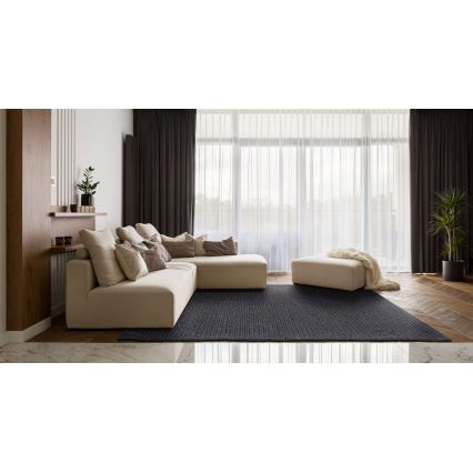 Tapis naturel FIR WOOL 160x230 cm 2600 g/m² anthracite