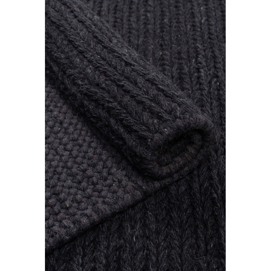 Tapis naturel FIR WOOL 160x230 cm 2600 g/m² anthracite