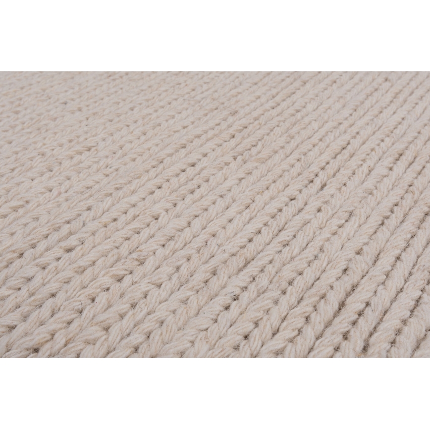 Tapis naturel FIR WOOL 200x300 cm 2600 g/m2 crème