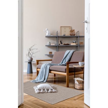 Tapis naturel FIR WOOL 70 x 140 cm, 2600 g/m², beige