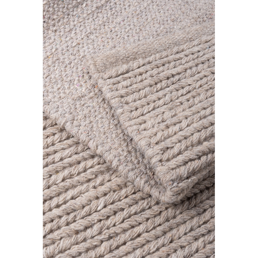 Tapis naturel FIR WOOL 70 x 140 cm, 2600 g/m², beige
