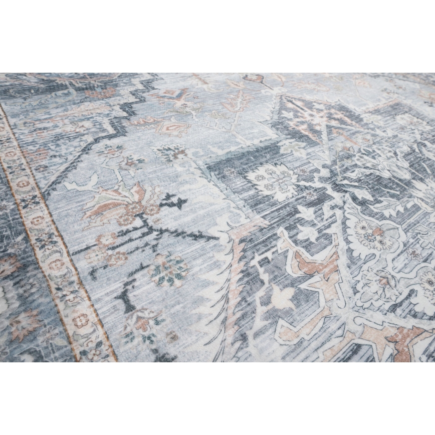 Tapis oriental DOVE-VINTAGE 160 x 220 cm, 2600 g/m², gris