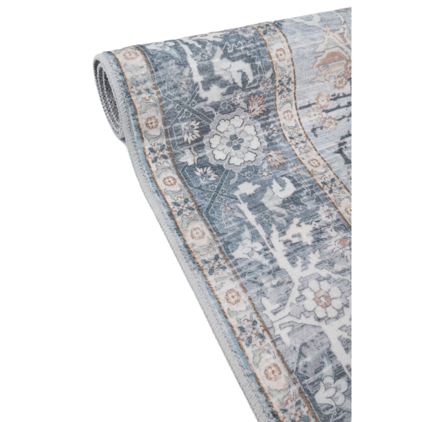Tapis oriental DOVE-VINTAGE 160 x 220 cm, 2600 g/m², gris