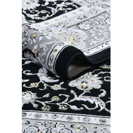 Tapis oriental GRECE 120x170 cm 2150 g/m2 noir/gris/blanc
