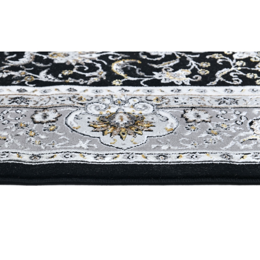 Tapis oriental GRECE 120x170 cm 2150 g/m2 noir/gris/blanc