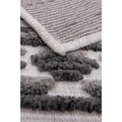 Tapis oriental NEPAL 120x180 cm gris/blanc