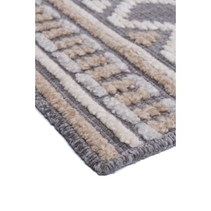 Tapis oriental NEPAL 160 x 230 cm gris/beige